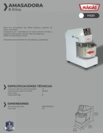 Amasadora 8 kilos Maigas - Imagen 2