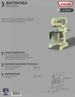 Batidora 20 litros Maigas - Imagen 2