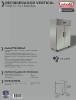 Refrigerador 2P/acero 1000L Maigas - Imagen 2