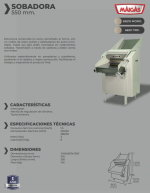 Sobadora 55 cm monofásica Maigas - Imagen 2