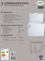 Congelador t/dura 251 L Maigas - Imagen 2