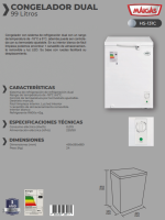 Congelador de 100 litros Maigas T/D - Imagen 2