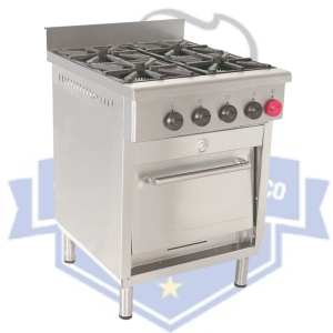 Cocina Industrial Maigas 4 platos