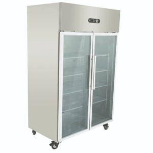 Congelador vertical 1000L 2P vidrio Maigas