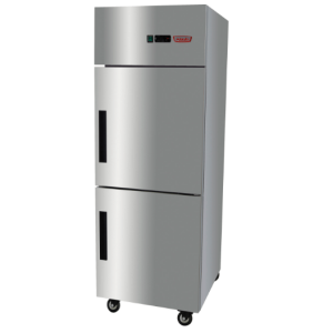 Congelador vertical 500L 2P acero Maigas