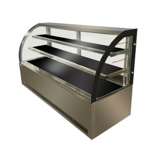 Vitrina Pastelera Curva 680 Lts. 2000x700x1200 Mm.(1)